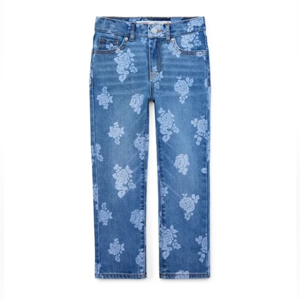 Girls Levi Strauss Signature high rise ankle straight size 7